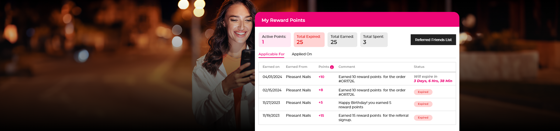 Each Booking You Get Reward Points